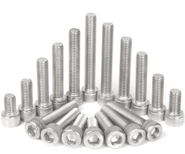 Stock OEM fastener SS304 stainless steel allen screw with free samples M6*30 DIN933 OEM fastener