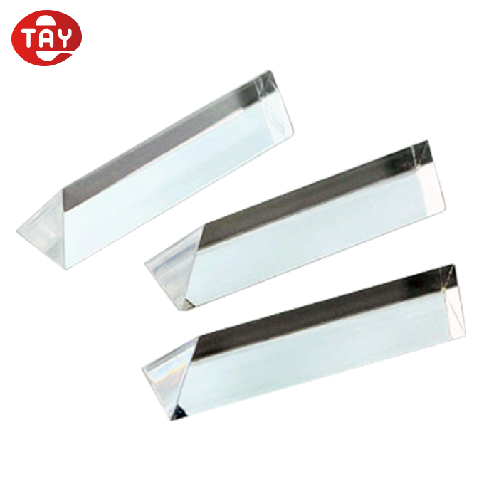 2 3/4" Acrylic Triangular Prism Lens for Teaching Light Spectrum Physics 70mm
