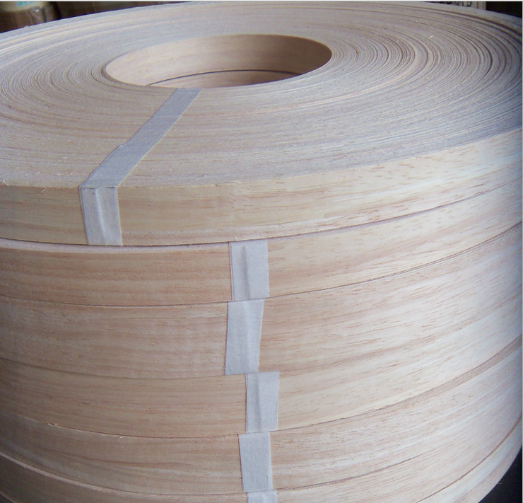 linyi factory 0.30mm 4*8 natural red oak veneer edge band