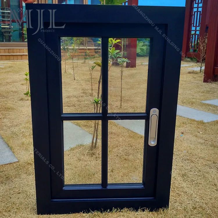 Сетка дизайн прозрачного стекла с порошковым покрытием интерьер алюминиевые pivot побочных висели окна