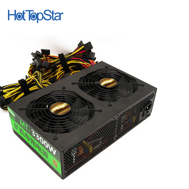 Абсолютно Новый 3300W майнинга биткоинов Майнер модульный блок питания для ПК, на рост от 80 Plus Gold Eth Rig эфириума