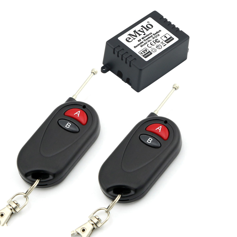 EMylo 12V пульт дистанционного управления Переключатель Дистанционного включения выключения RF выключатель питания