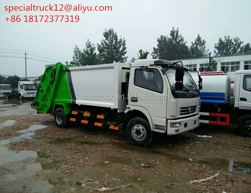 Dongfeng 4x2 маленький мусорный бак/мусорный самосвал на продажу
