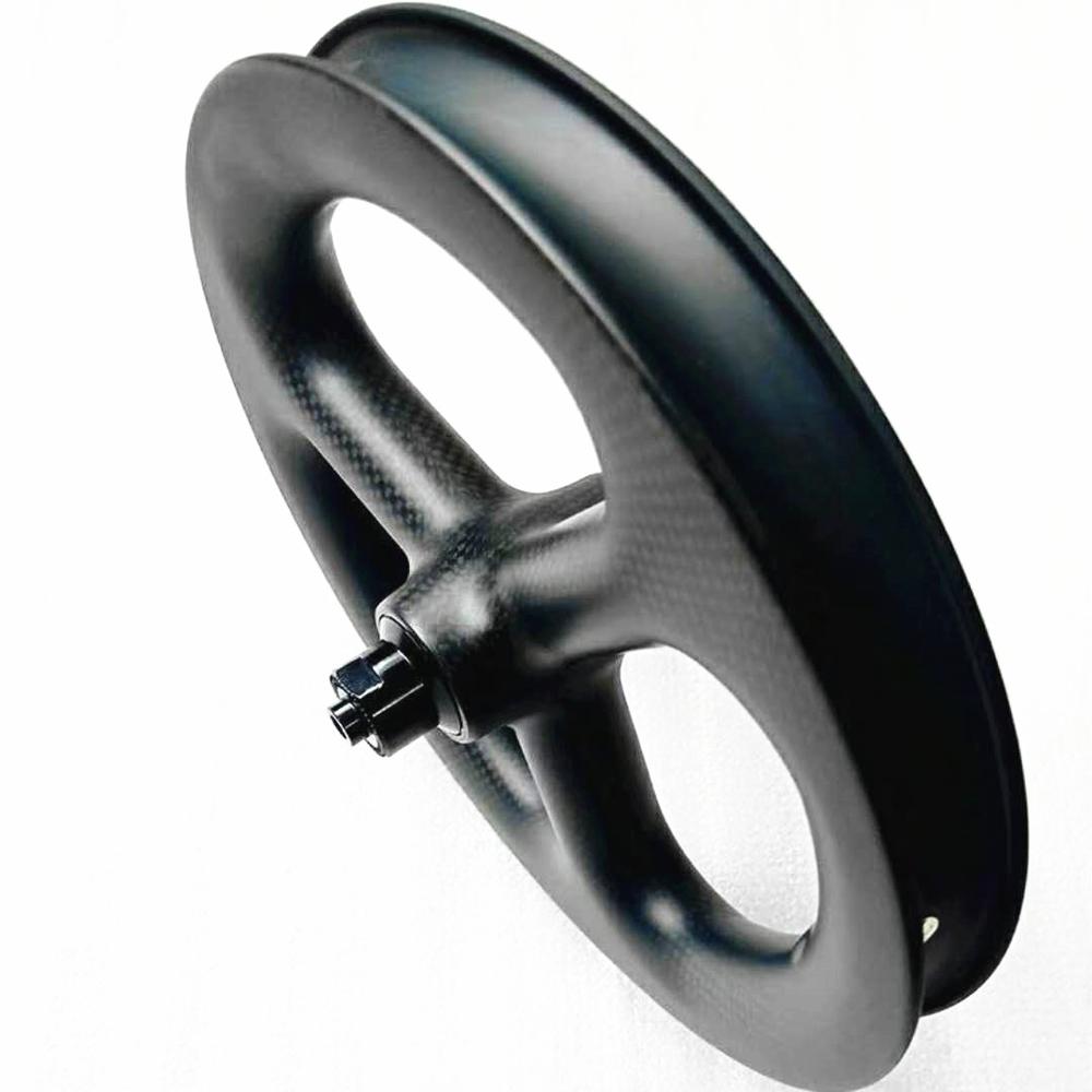 Soarrocs SR3S-25C25203 12 дюймов Tri спица колеса для складывания/Детские углеродного волокна