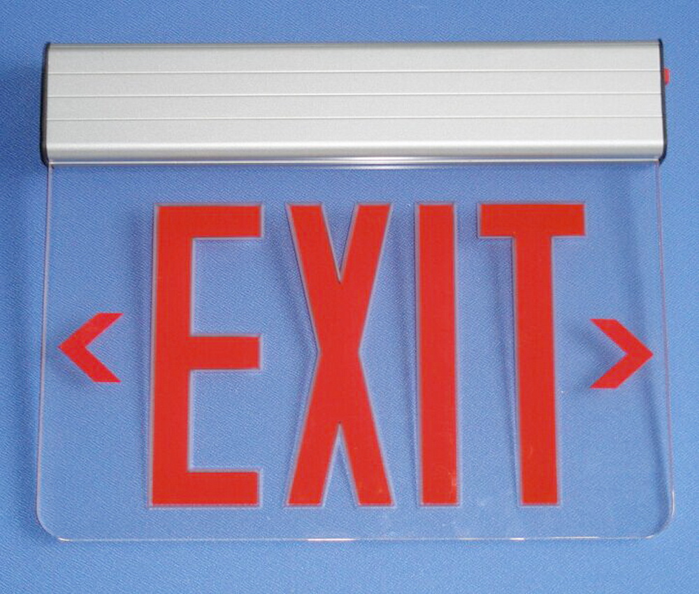 Emergency Exit Light Waterproof 3W LED Wall Ceiling Lamp Emergency Exit Sign Light