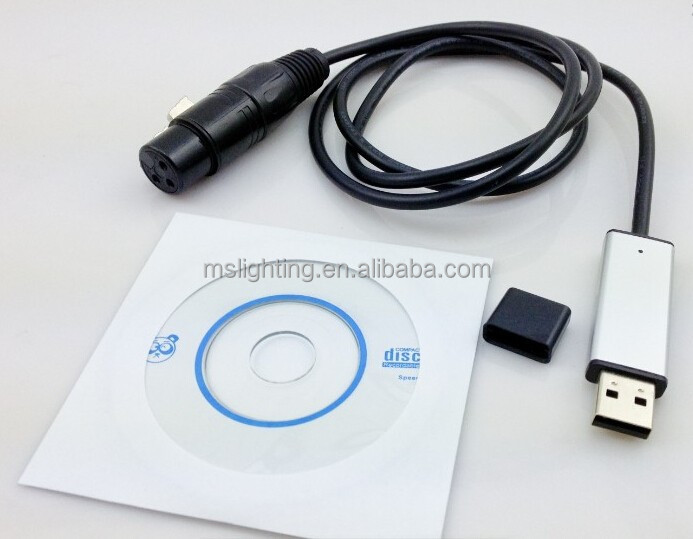 Мини USB к DMX 512 интерфейсные адаптеры, DMX512 компьютерный ПК контроллер сцены
