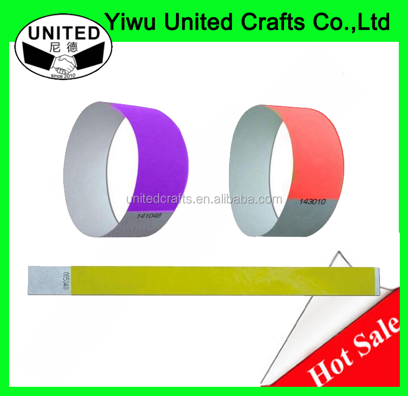 100 TYVEK BRACELETS disposable for entrance control disco swimming pool party
