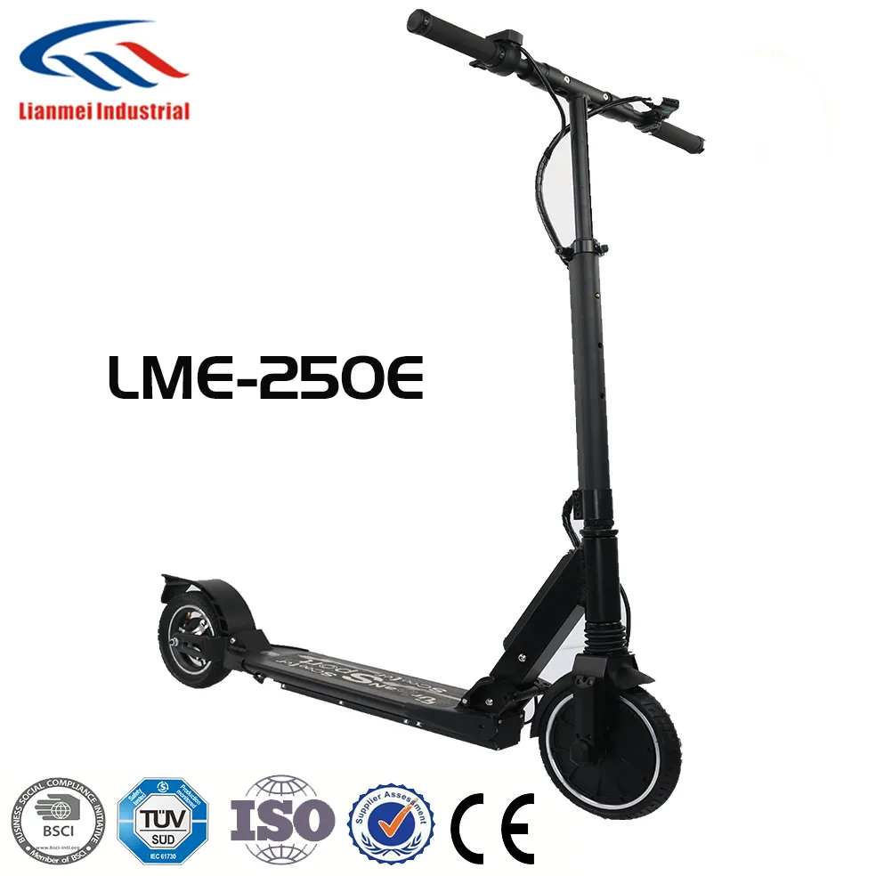 folding kick scooter electrical scooter two suspension250w motor 5.2AH battery