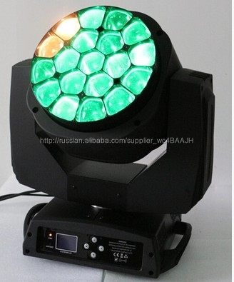 RGBW Зум Beam Wash свет, 19 шт. * 15 Вт LED b-глаз k10 увеличить moving head свет Этапа