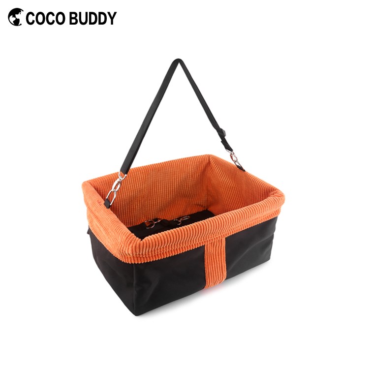 2019 Best Seller On Amazon Collapsible Corduroy Padded Pet Booster Car Seat