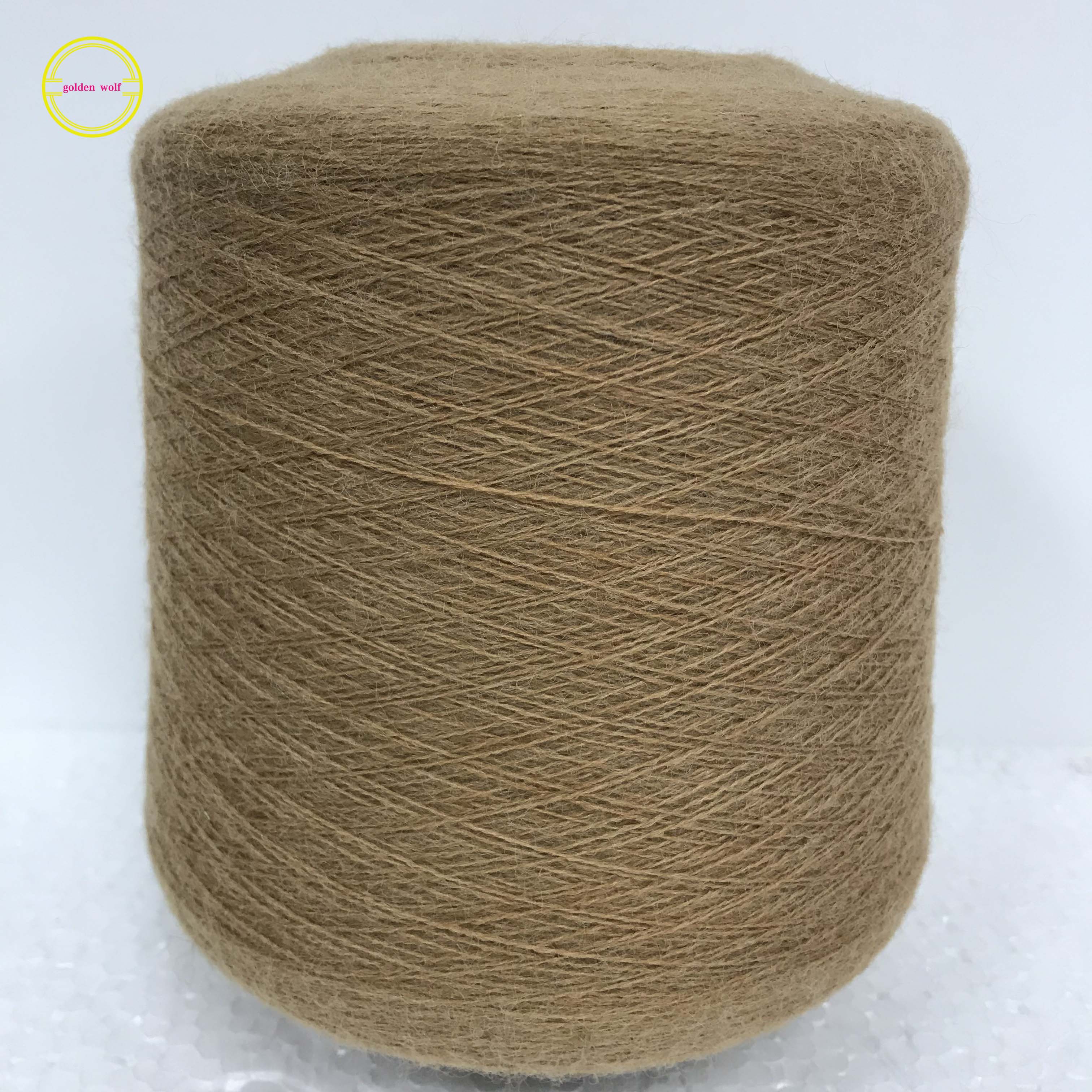 18s/2 полукамвольная 50% акрил 25% nylon25 % ПБТ Смешанная кашемировая пряжа