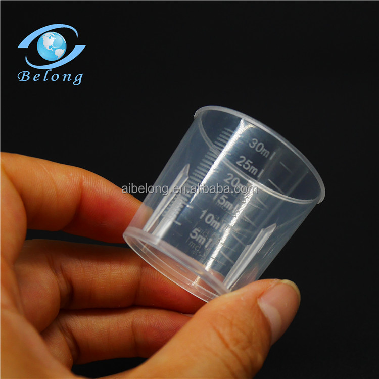 IBELONG China supplier long service life 30ml plastic beaker