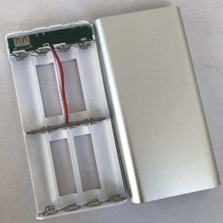Металлический двойной USB 8x18650 аккумулятор DIY Блок питания держатель для мобильного телефона