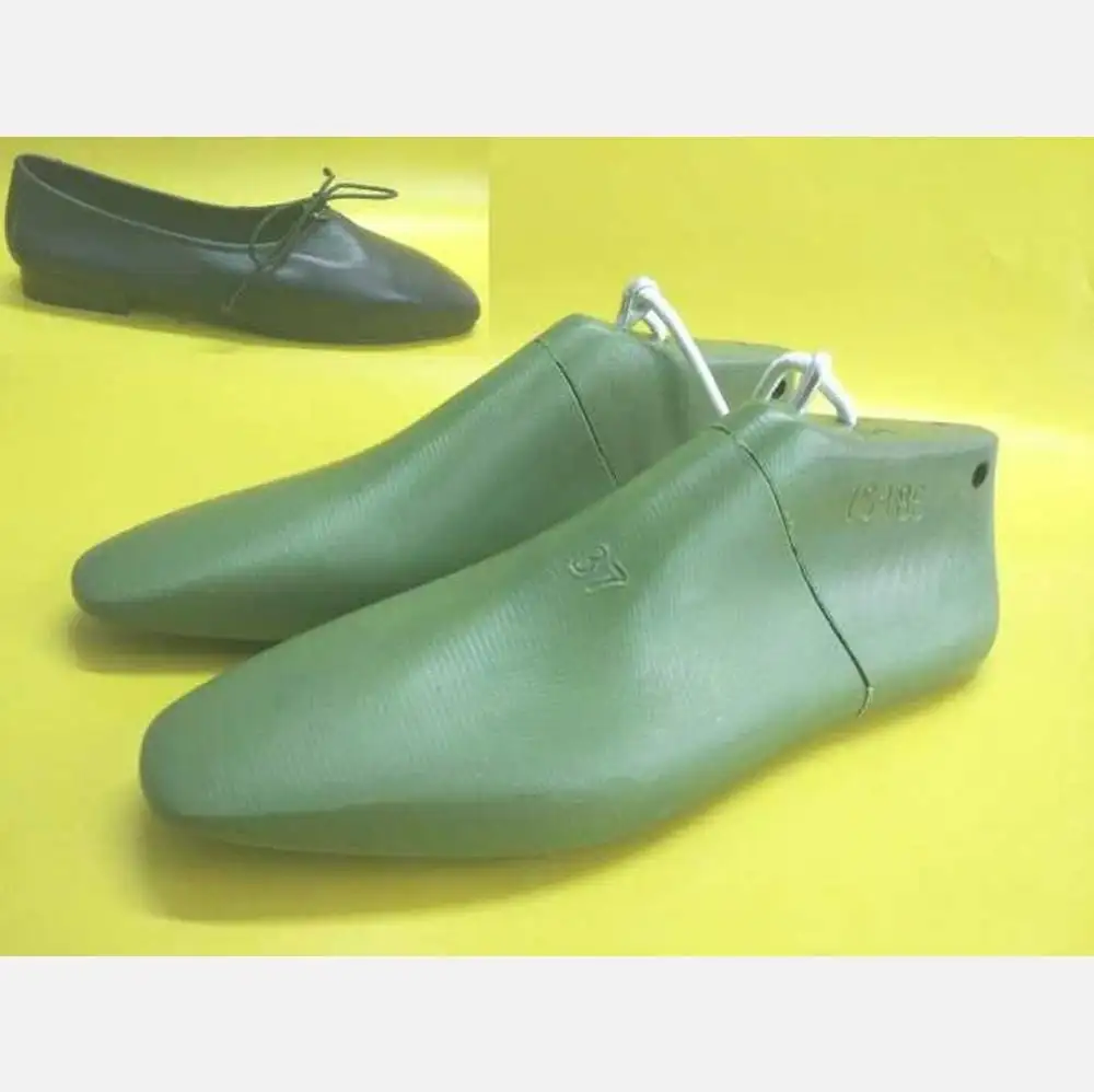 Ladies flat square toe plastic shoe lasts forms