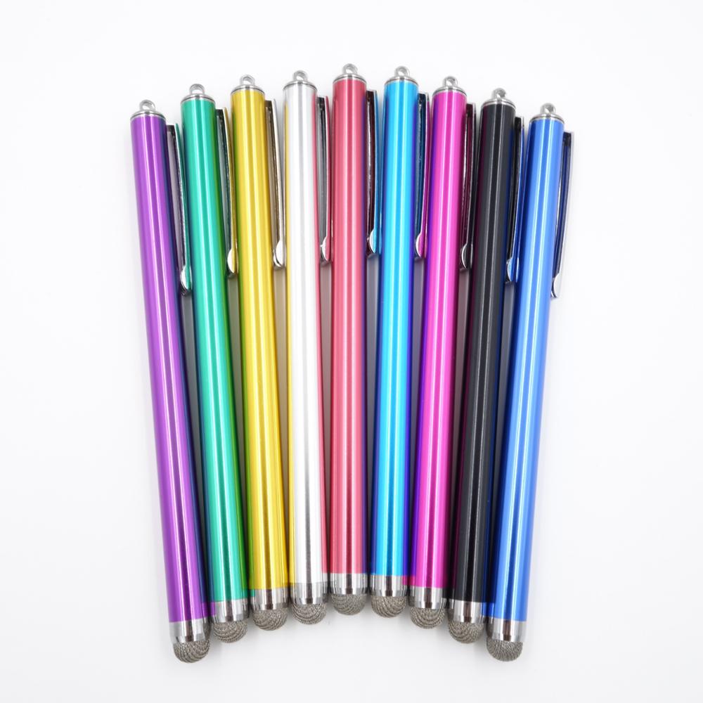 DIHAO fiber style mesh stylus promotional touch pen accept design with custom logo