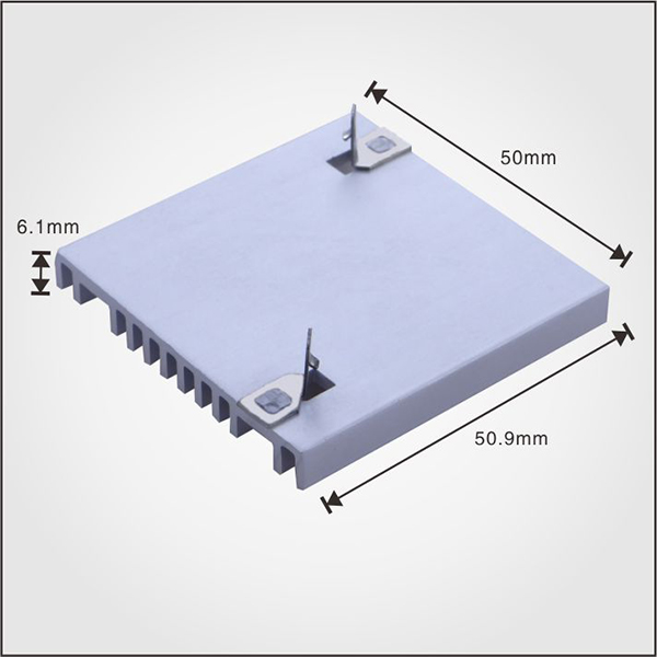Hot sale products aluminum extruded heat sink customer requirement Surface treatment profile heat sink