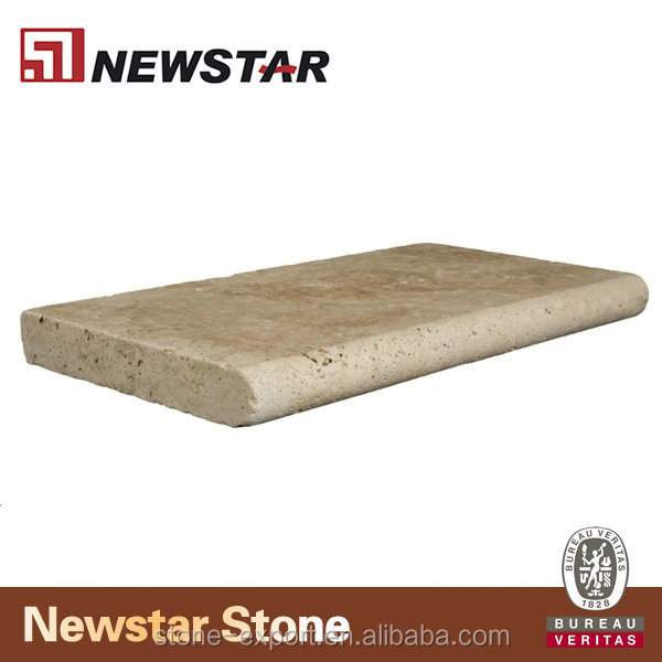 Сценическая плитка Bullnose edge из травертина