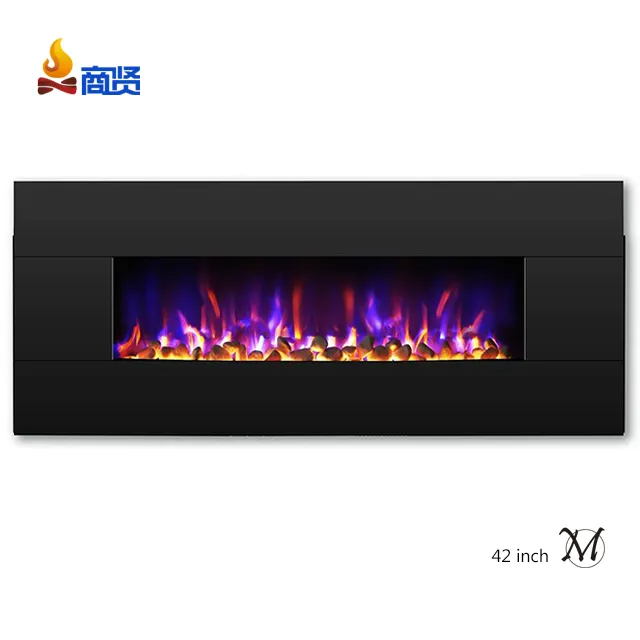 Led Fireplace 1200mm Long High Quality LED Light Iron Electric Fireplace Water Vapor Fireplace With Colors Changed Flame