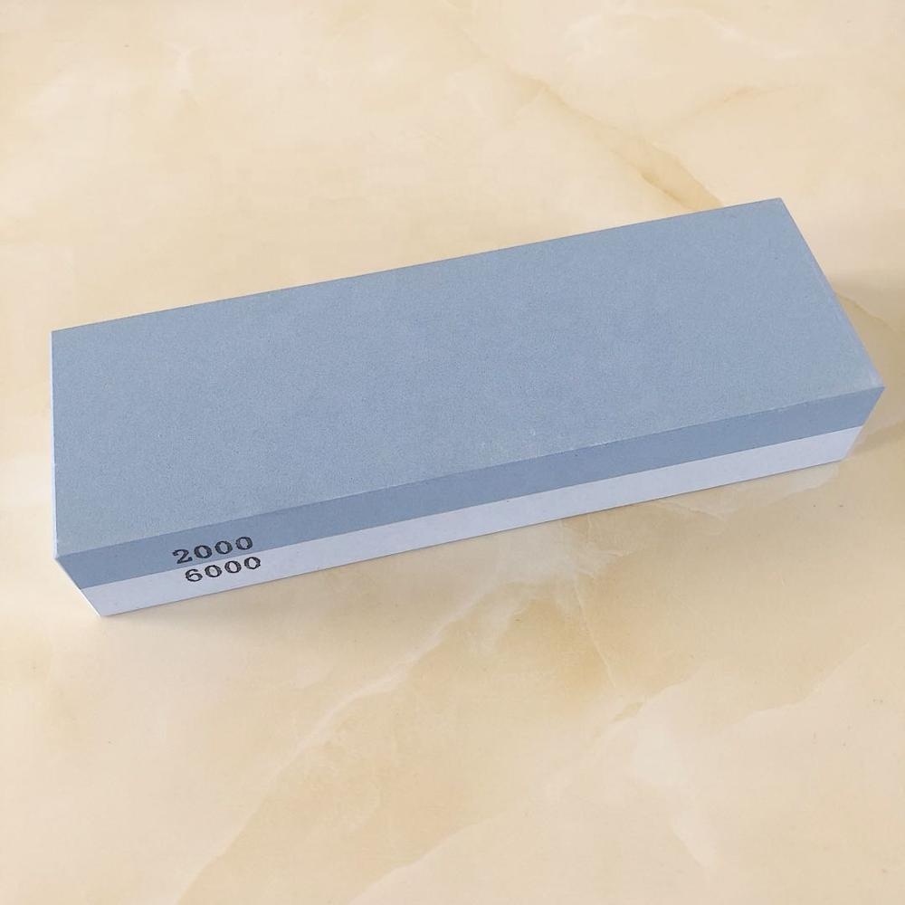 Double-sided knife sharpening grinding oil stone#2000-6000 blue