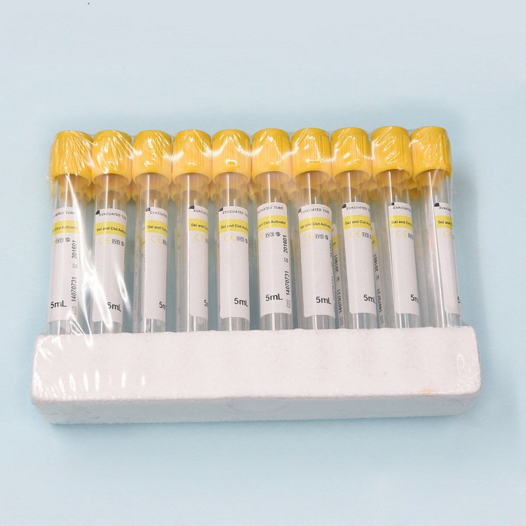 Medical PET or glass vacuum blood collection tube