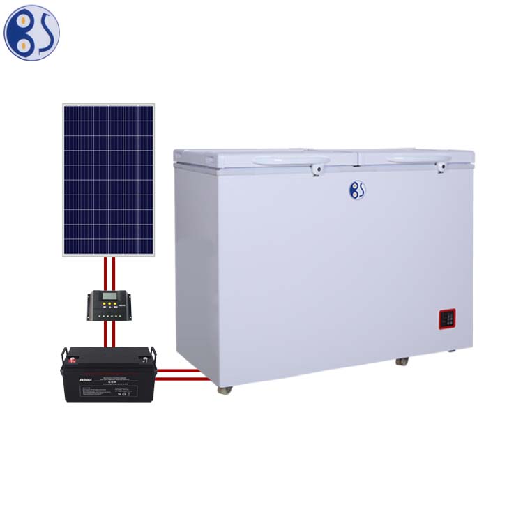 Толстый слой изоляции 12V 24V холодильник на солнечных батареях с морозильной камерой с высоким качеством для домашнего использования