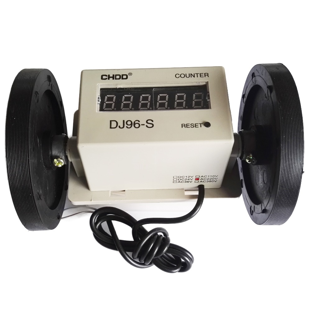 Устройство для измерения длины кабеля CALT DJ96-S Wheel, цифровой счетчик с 6 цифрами