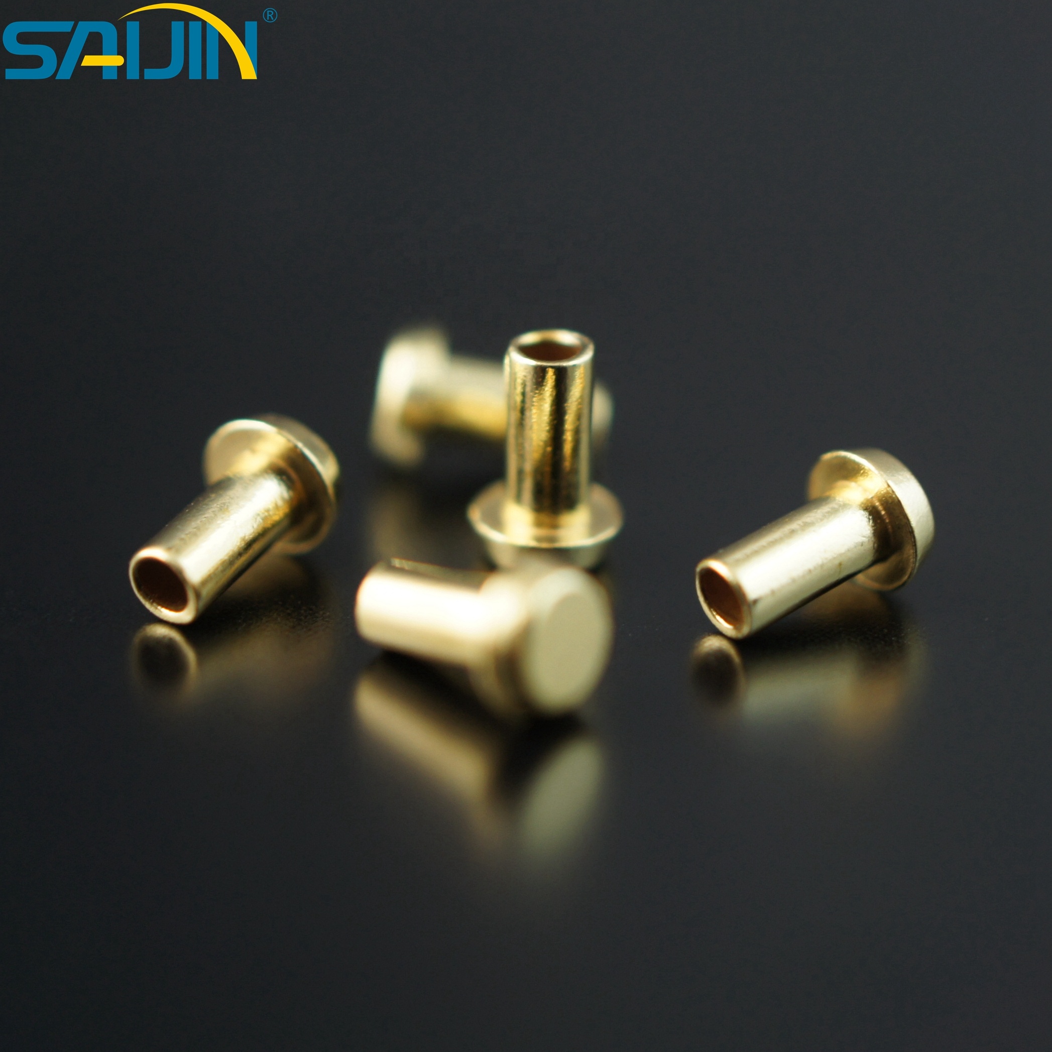 ISO9001 Rosh pcb латунная трубчатая полая заклепка