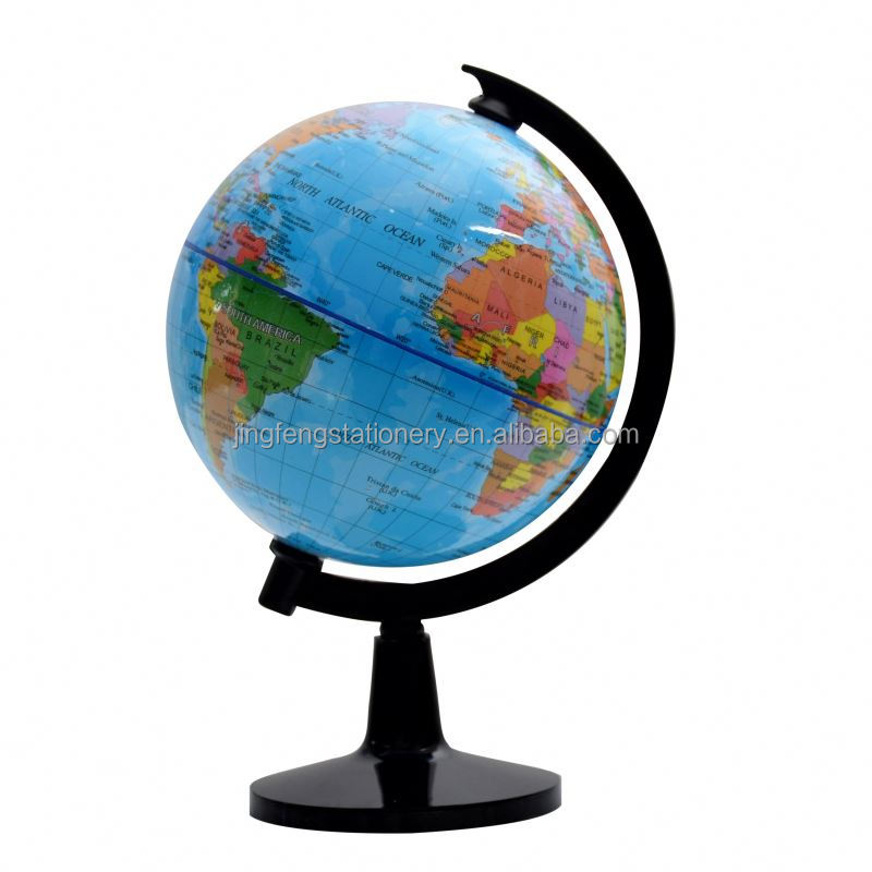 Latest trendy style plastic education illuminated world globe for sale