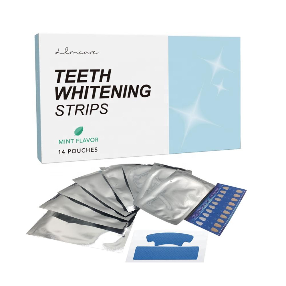 Premium Home Teeth Whitening Strips 28 Peroxide Free Teeth Whitener Kit