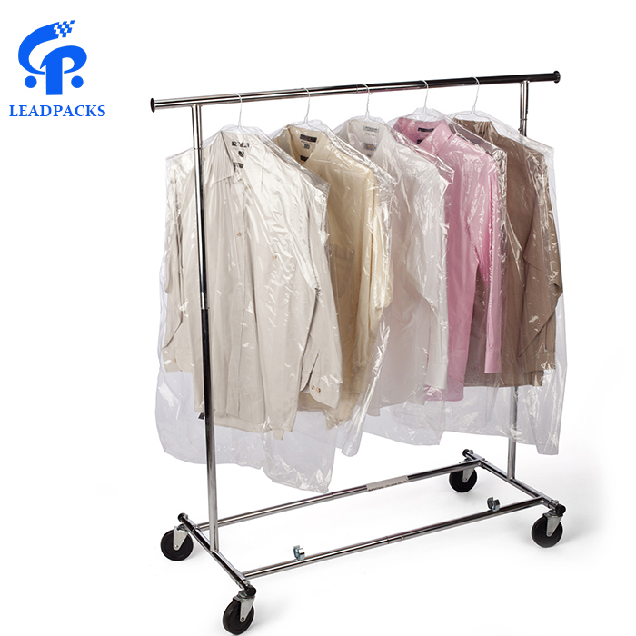 Wholesale Foldable Biodegradable Pvc Plastic Transparent Garment Packing Bag