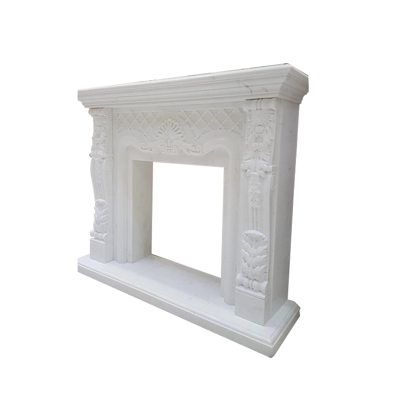 Cheap Fashionable Marble Fireplace Mantle, Cheap White Marble Slab Fireplace Surround,fireplace set