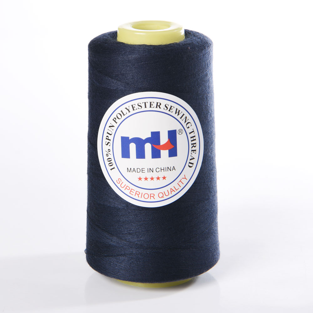 China Manufacturer of 30/2 Spun Polyester Waterproof Thread 120G - Navy blue
