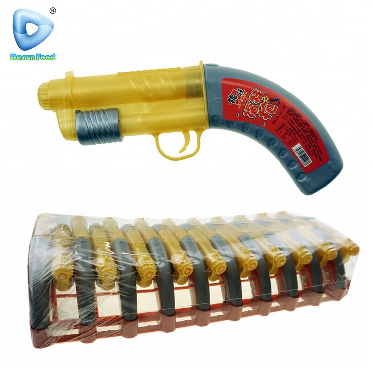 New arrival gun shape spray liquid candy