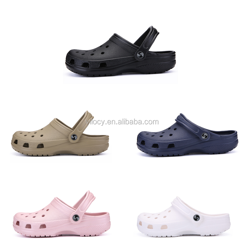 Hot Sale Men Women EVA Garden Simple Clogs with Hole Beach Shoes