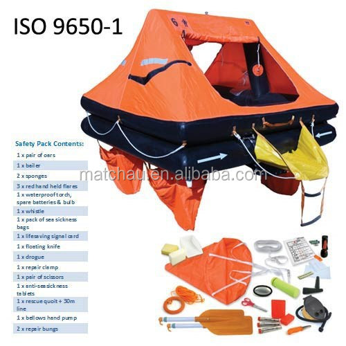 ISO9650-1Yacht использование надувной Liferaft