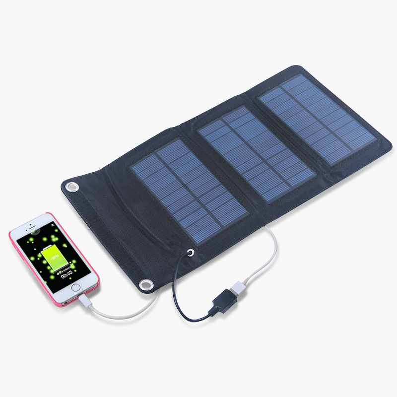 Портативное 5w usb Солнечное зарядное устройство для мобильного телефона