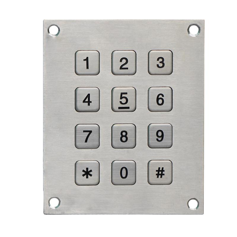 Металлическая цифровая клавиатура IP65, цифровая клавиатура дверного замка