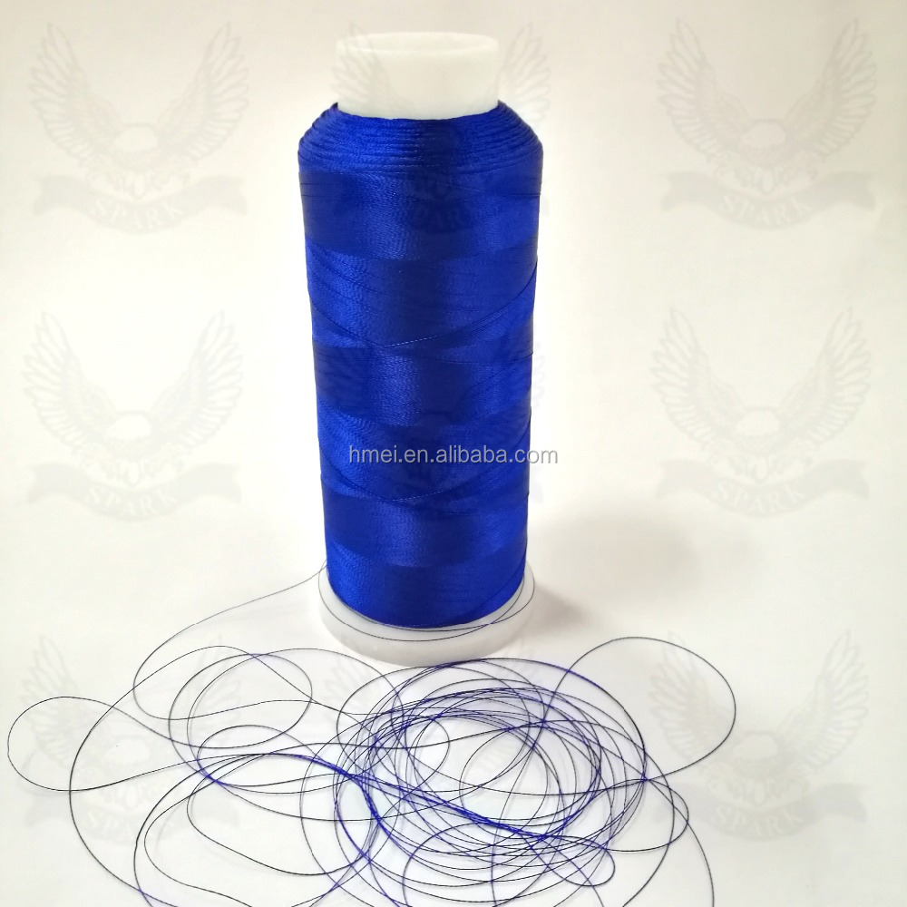 100% viscose rayon embroidery thread dyed 120D/2 small cone