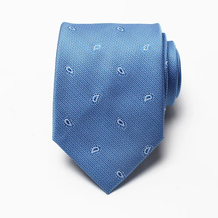 Famous Bright Color Paisley Silk Square Tie Manufacturer Silk Neckties For Men