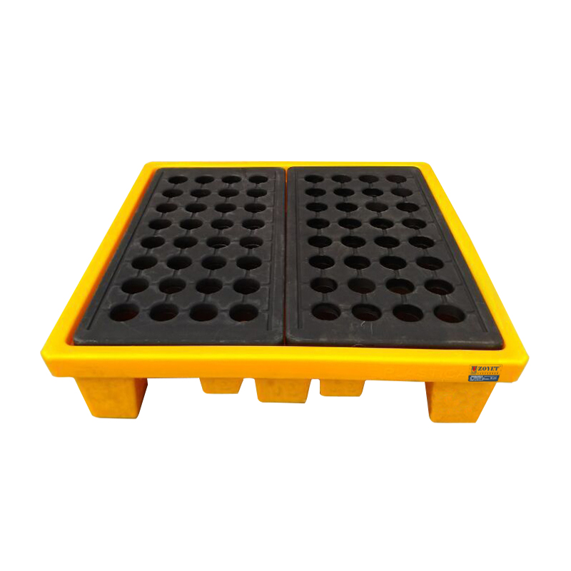 4 Drums PE oil spill containment pallet