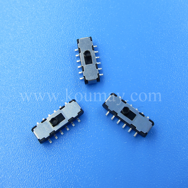 2p2t 2 12 контактный мини smd smt ползунковый переключатель