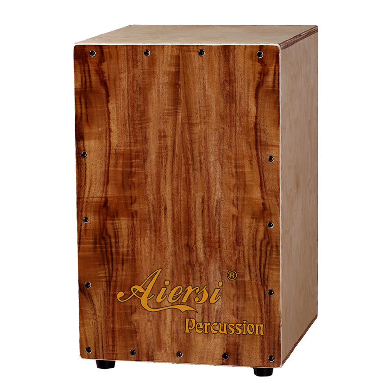 Деревянный ящик-барабан марки Aiersi cajon перкуссионный Китай под заказ деревянный ящик-барабан для продажи