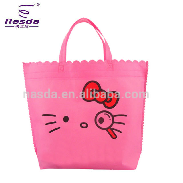 Нетканая школьная сумка hello kitty для детей