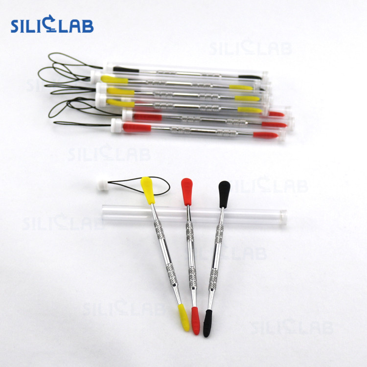 Siliclab оптовая продажа вытирая аксессуары концентрат масляный воск, металлические dabber набор инструментов