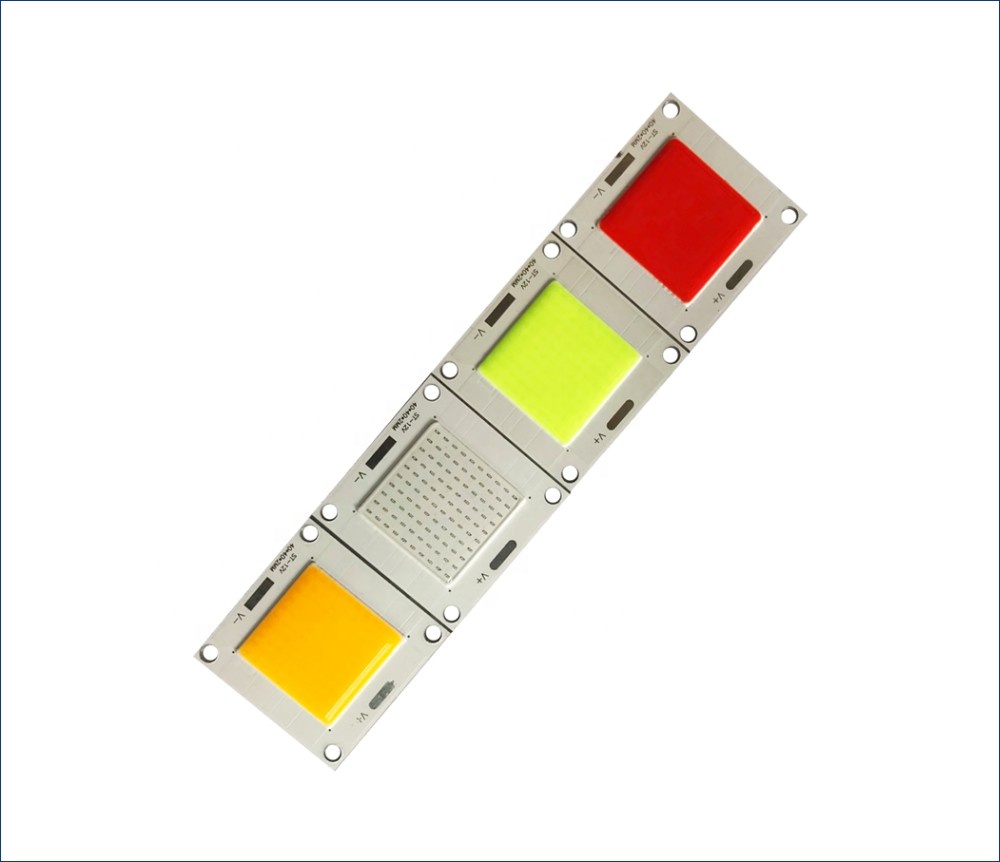 Красочные зеленый 12V COB светодиодный чип свет 40*40 мм 20-100lm/w