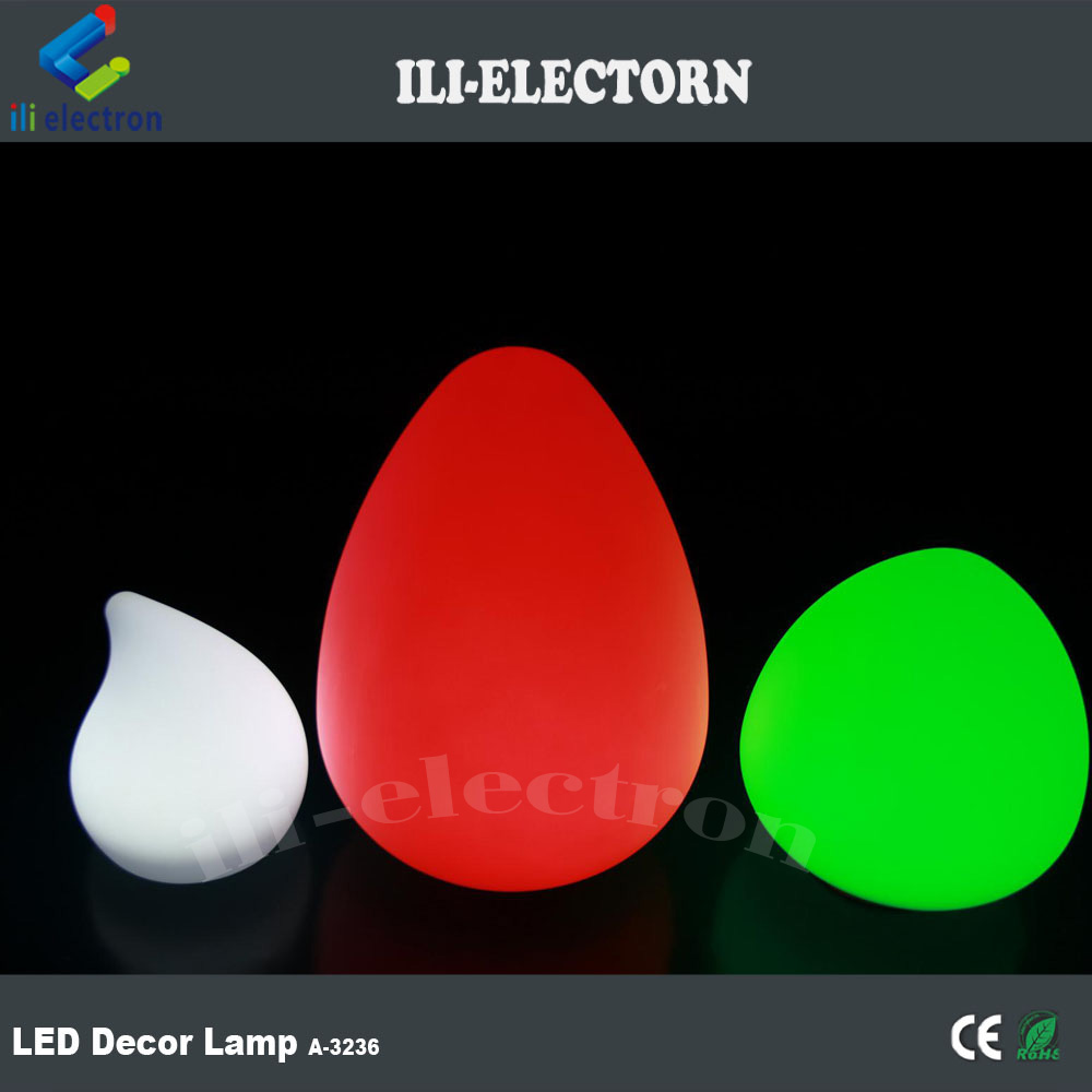 color changing plastic Glowing Decorative light for commercial showcase