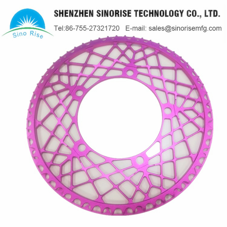 China suppliers of CNC Machine Parts Aluminium Stainless Steel Bicycle Chain Wheel Guard Tensioner