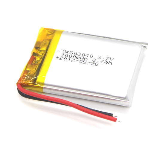 3,7 v 803040 1000mAh lipo литий-полимерная аккумуляторная батарея