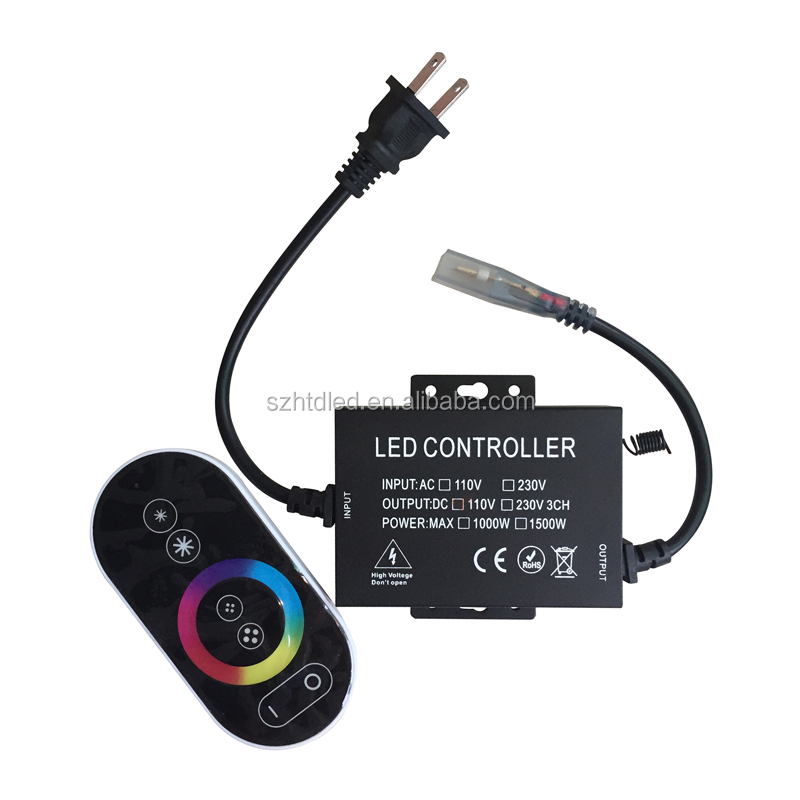 110 В 220 В RGB полосы контроллер CE RGB высокого напряжения полосы RF контроллер