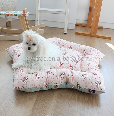 Хлопчатобумажная ткань Pet вигвама палатка коврик подушка для домашних животных